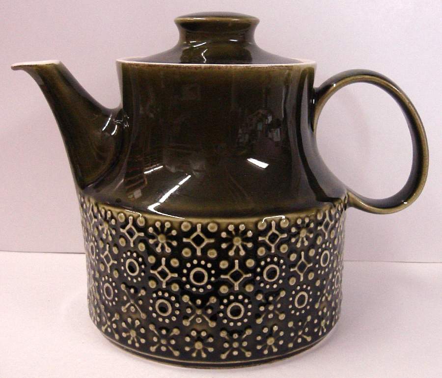 Connemara Erin Green Teapot & Lid by Celtic (Ireland)-1