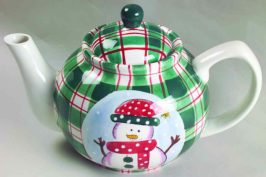 Snowman Teapot & Lid by Cook's Bazaar-1
