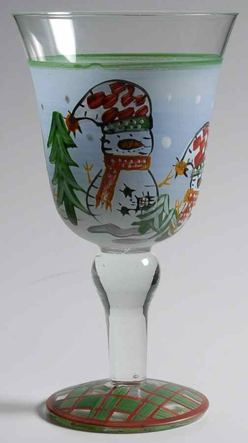 Snowman 10 Oz Glassware Goblet by Cook's Bazaar-1