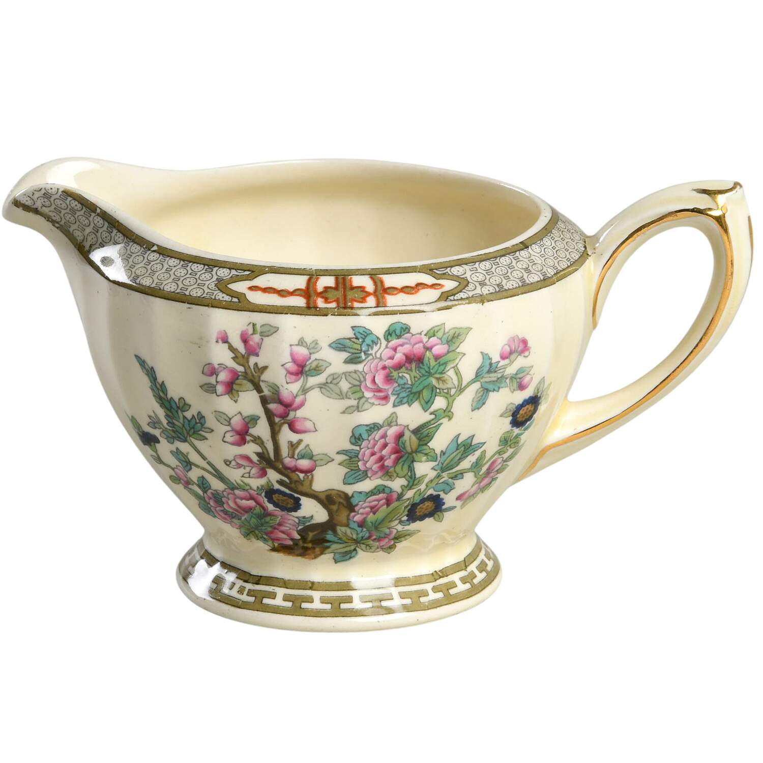 Indian Tree Creamer by Crown Ducal-1