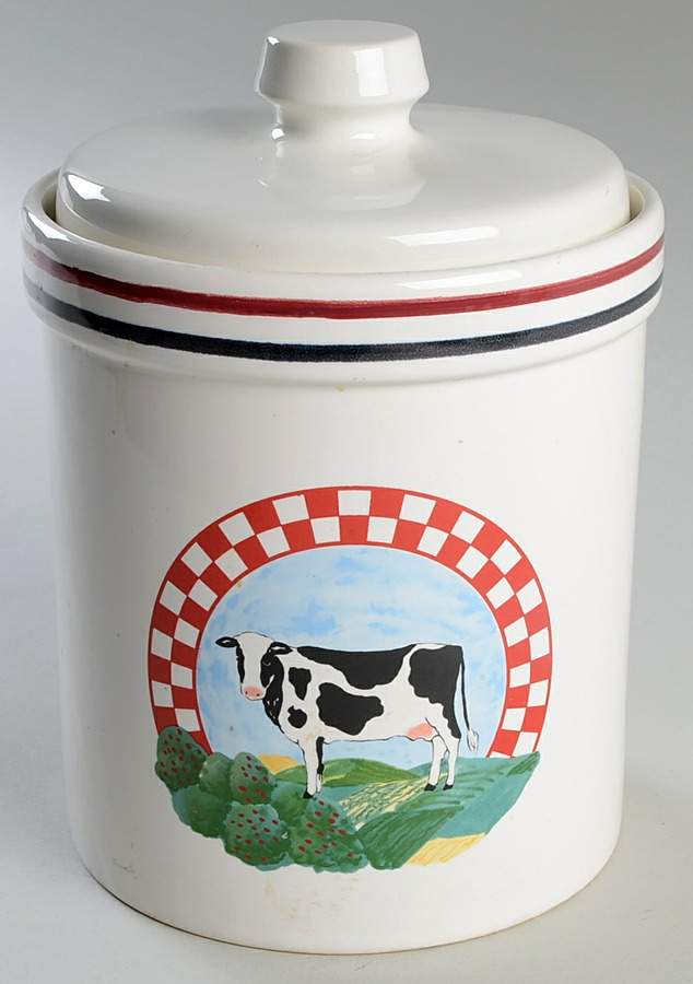 Fannie's Farm Medium Canister & Lid by Century China-1