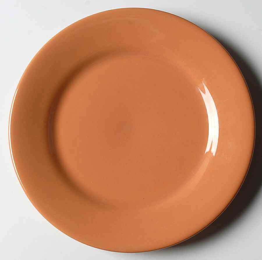 Sierra Terra Cotta Salad Plate by Crate & Barrel-1