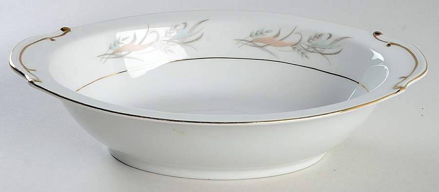 Gold Wheat 10" Oval Vegetable Bowl by Cheltenham Ltd-1
