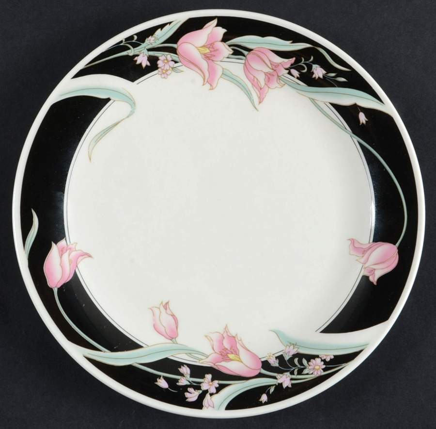 Serena (Cream Background) Salad Plate by China Pearl-1