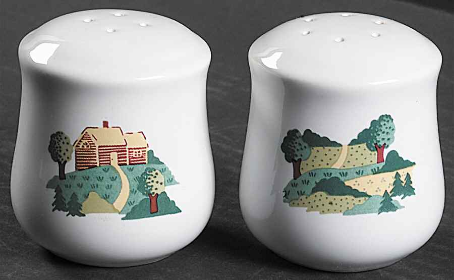 Landscape (Corelle) Salt & Pepper Set by Corning Corelle-1