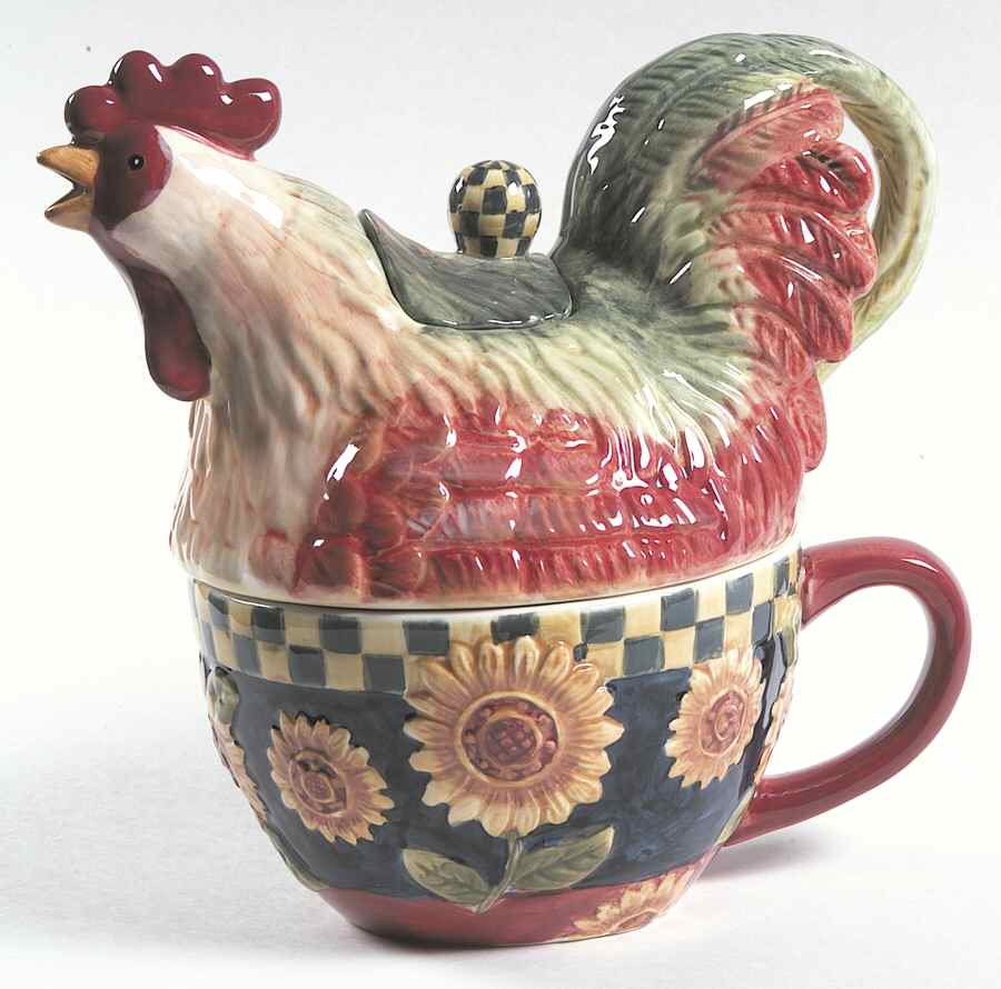 Sunrise Individual Teapot & Lid with Cup by Certified International-1