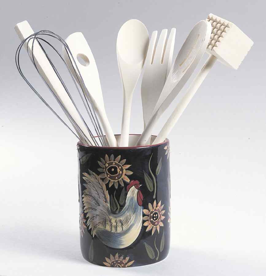 Sunrise Utensil Set (Holder & Utensils) by Certified International-1
