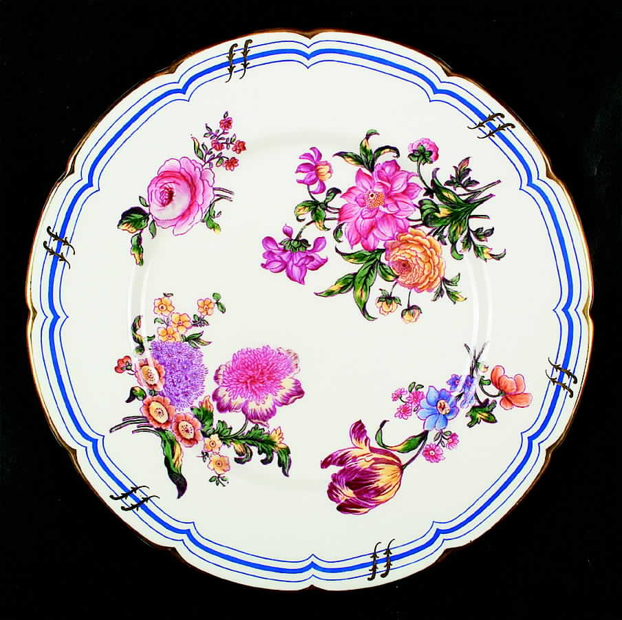 Old Coalport (Gold Trim) Dinner Plate by Coalport-1