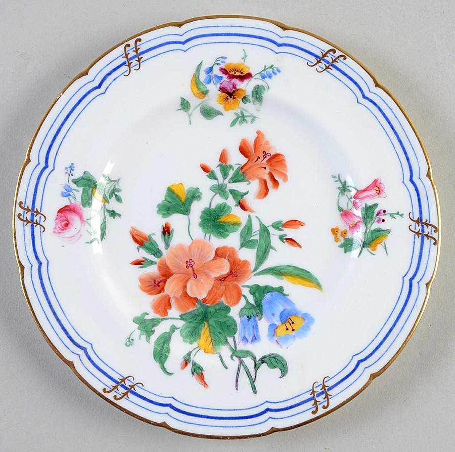 Old Coalport (Gold Trim) Salad Plate by Coalport-1
