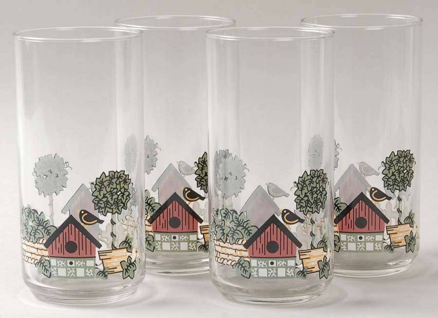 Garden Home (Corelle) 16 Oz Glassware Cooler - Set of 4 by Corning Corelle-1
