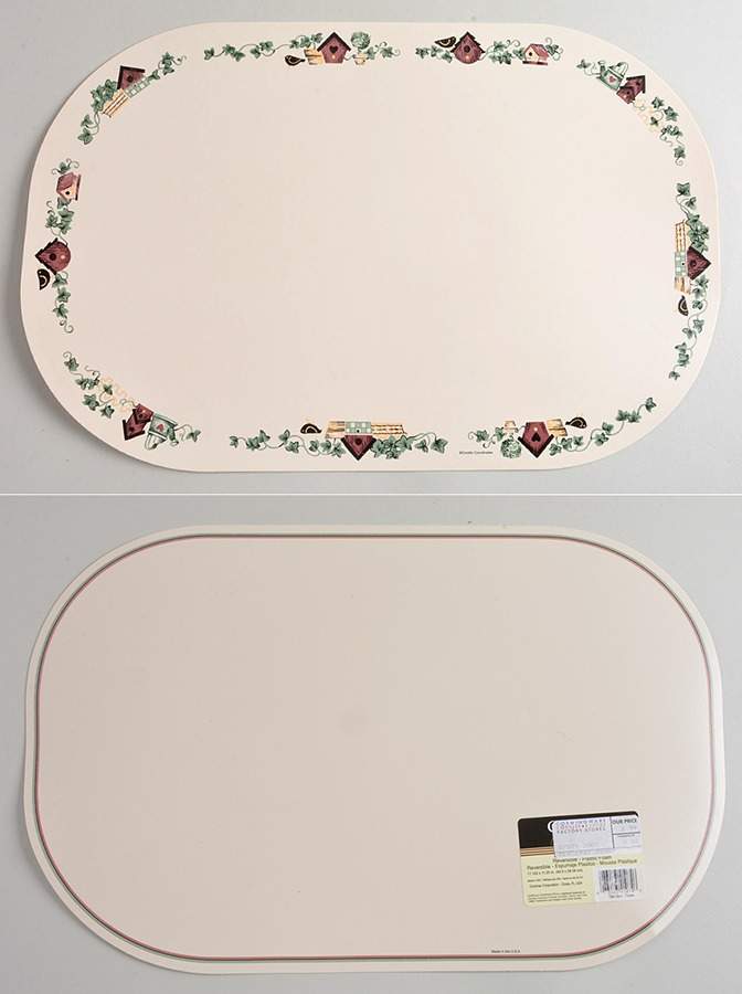 Garden Home (Corelle) Reversible Plastic Foam Place Mat by Corning Corelle-1