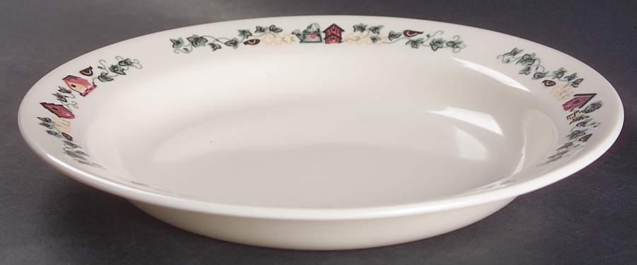 Garden Home (Corelle) Rim Soup Bowl by Corning Corelle-1