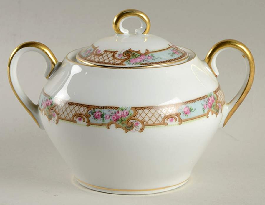 2457 Sugar Bowl & Lid by Carl Tielsch-1