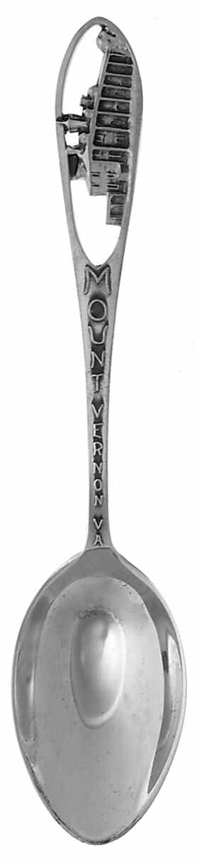 States & Cities Souvenir Spoons(Sterling) Virginia Demitasse Spoon by Bates & Klinke Inc-1