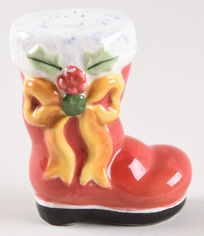 Holiday Celebrations (Green Trim) Figural Pepper Shaker by Christopher Radko-1