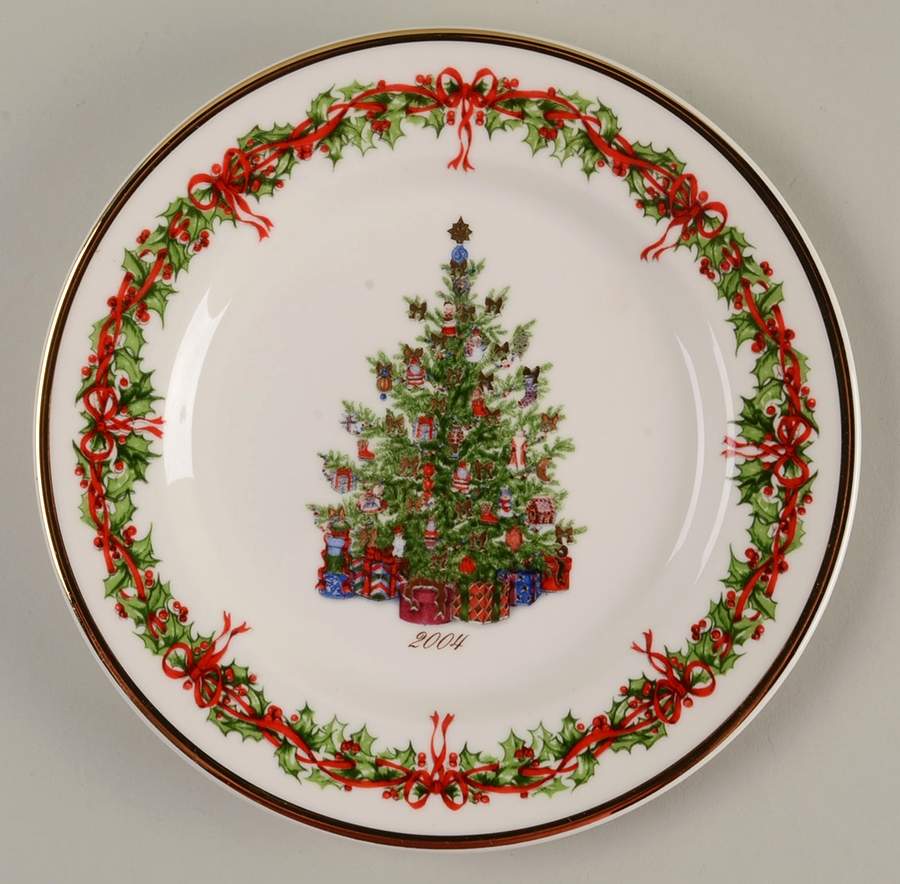 Holiday Celebrations (Green Trim) 2004 Collector Plate by Christopher Radko-1