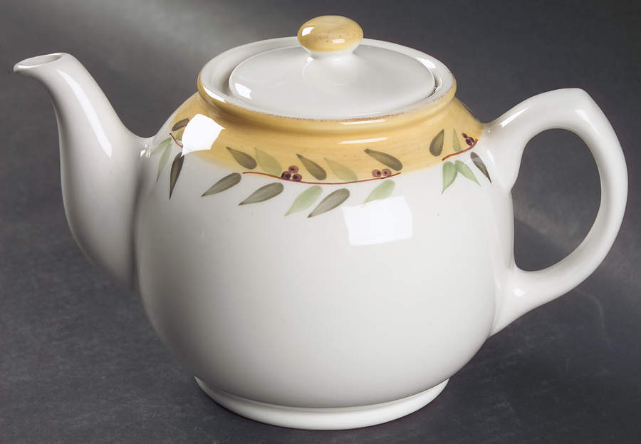 Brittany Teapot & Lid by Crate & Barrel-1