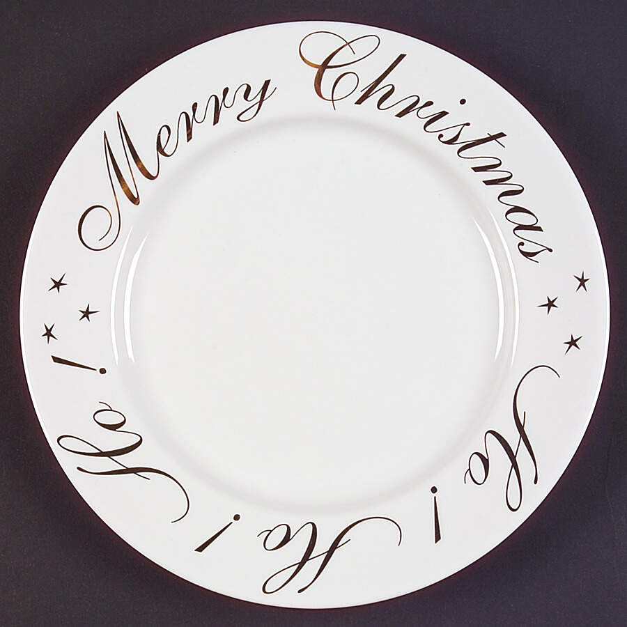 HOLIDAY GREETINGS Salad Plate by CIPA-1