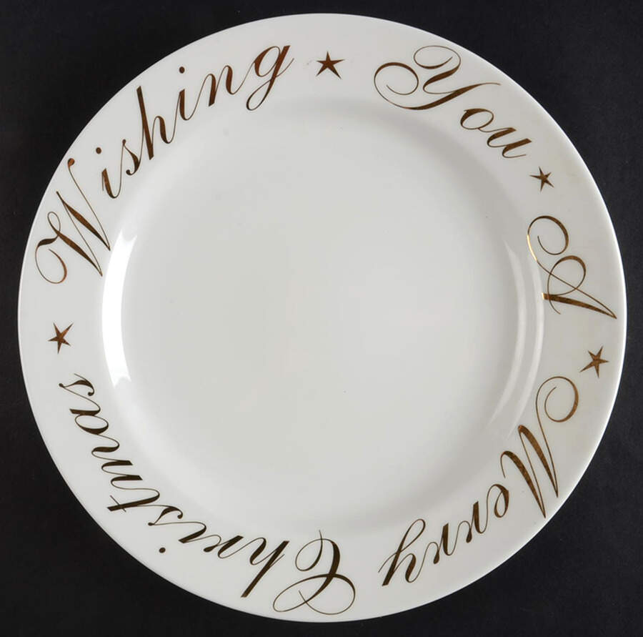 HOLIDAY GREETINGS Dinner Plate by CIPA-1