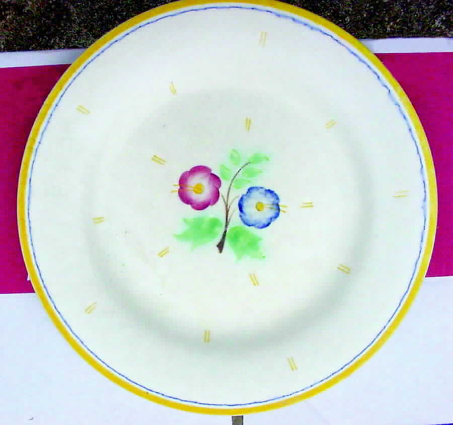 Snow Glaze Luncheon Plate by Crown Ducal-1