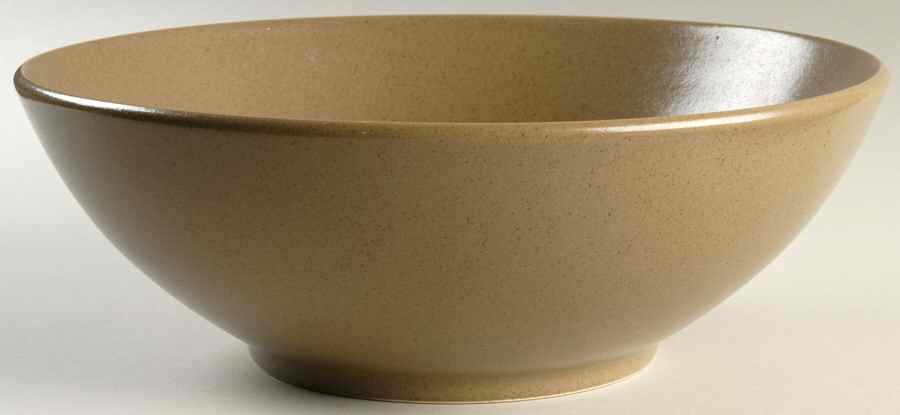 Cargo Sand 11" Large Salad Serving Bowl by Calvin Klein-1