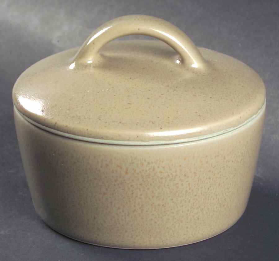 Cargo Sand Sugar Bowl & Lid by Calvin Klein-1