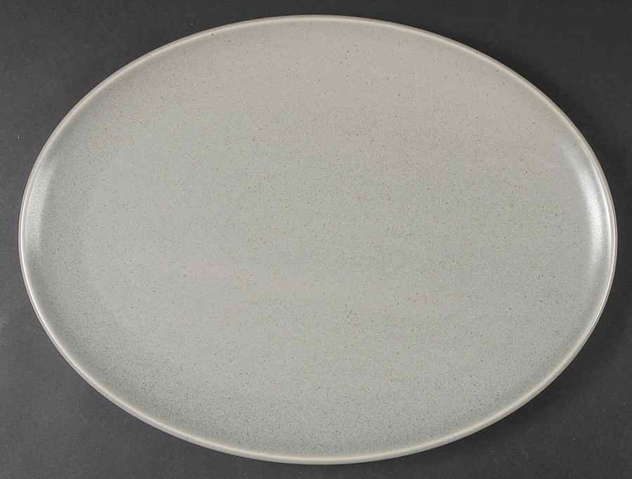 Cargo Sage 15" Oval Serving Platter by Calvin Klein-1