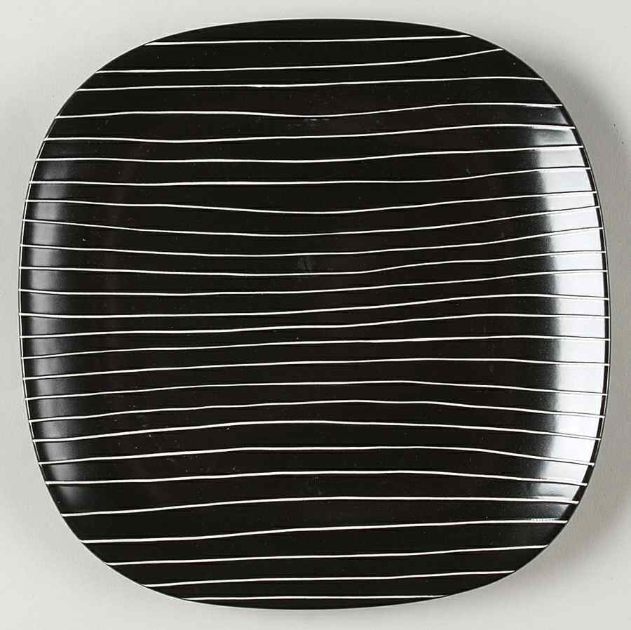 Graffiti Charcoal Salad Plate by Calvin Klein-1