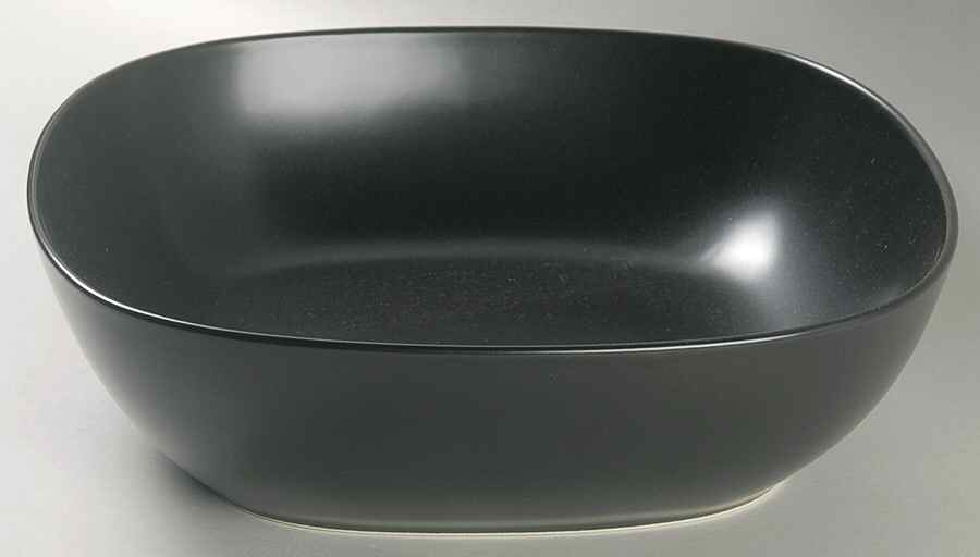Graffiti Charcoal 11" Pasta Serving Bowl by Calvin Klein-1