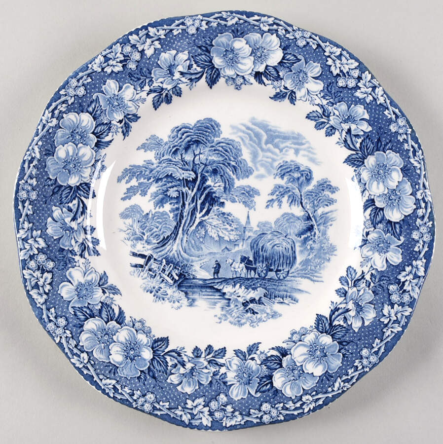 Woodland Dinner Plate by Crown Staffordshire-1