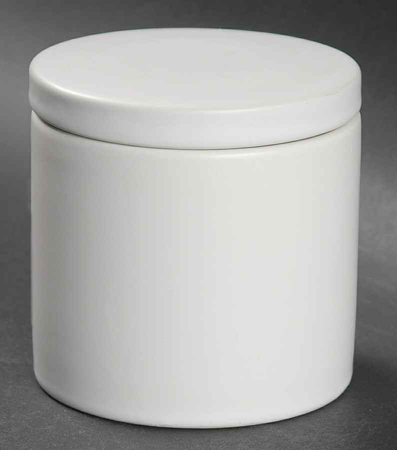 Chalk Sugar Bowl & Lid by Calvin Klein-1