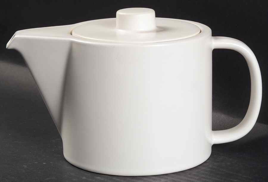 Chalk Tea/Coffee Pot & Lid by Calvin Klein-1