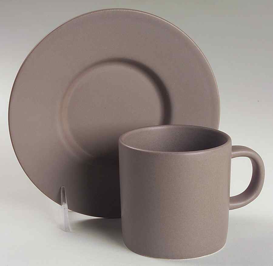 Earth Flat Cup & Saucer Set by Calvin Klein-1