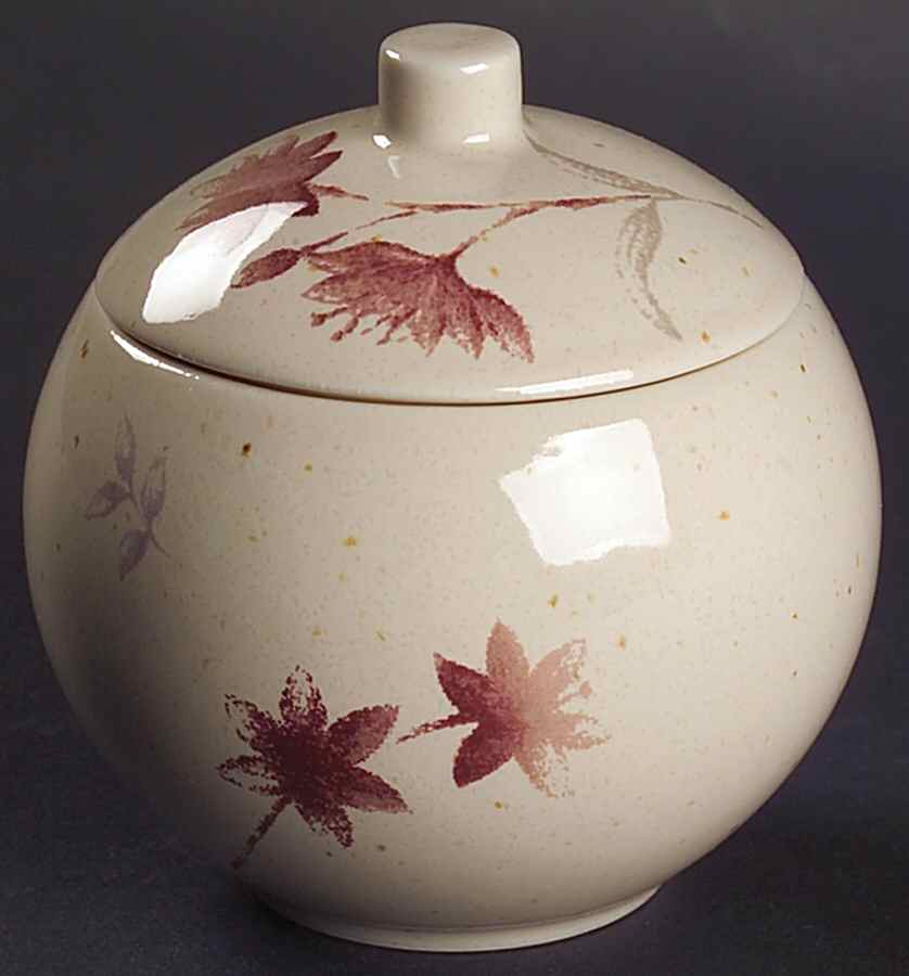 Nightblooms Sugar Bowl & Lid by Calvin Klein-1