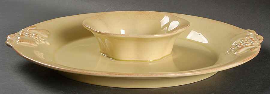 Madeira Harvest (Dijon Gold) 1 Piece Chip & Dip by Casafina-1