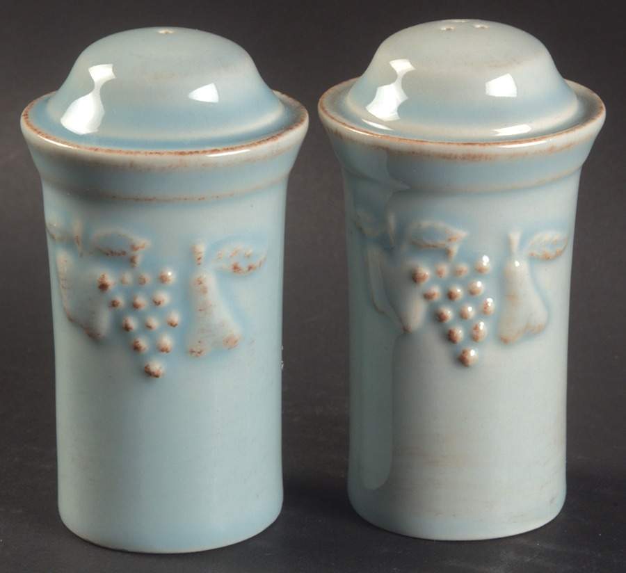 Madeira Harvest (Robin's Egg Blue) Salt & Pepper Set by Casafina-1