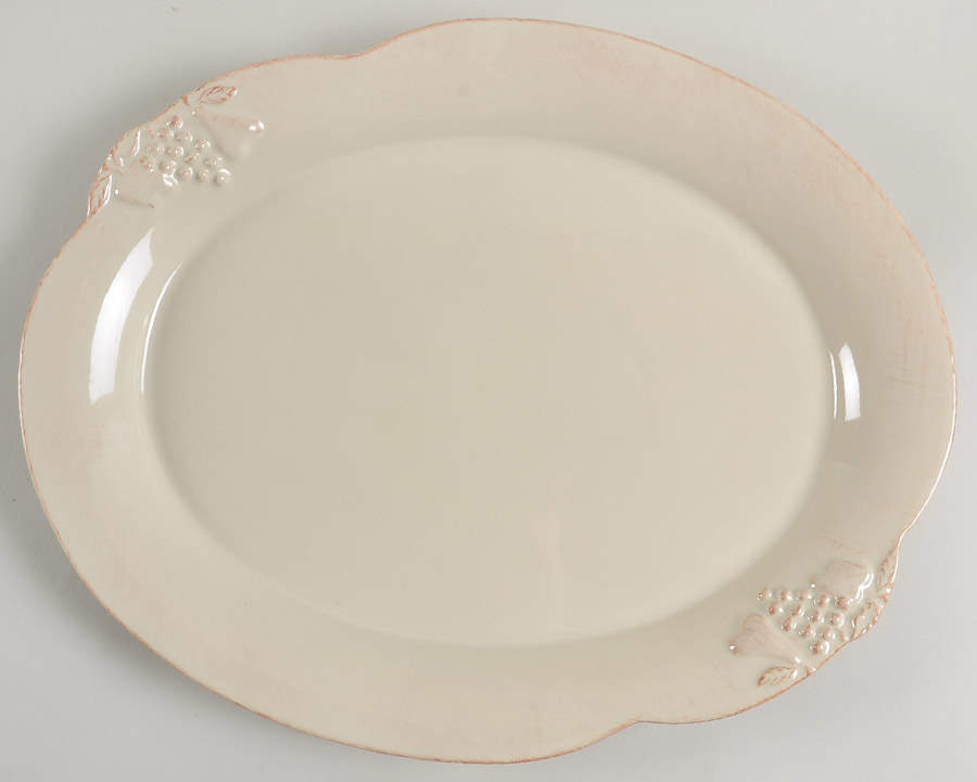 Madeira Harvest (Vanilla Creme) 16" Oval Serving Platter by Casafina-1
