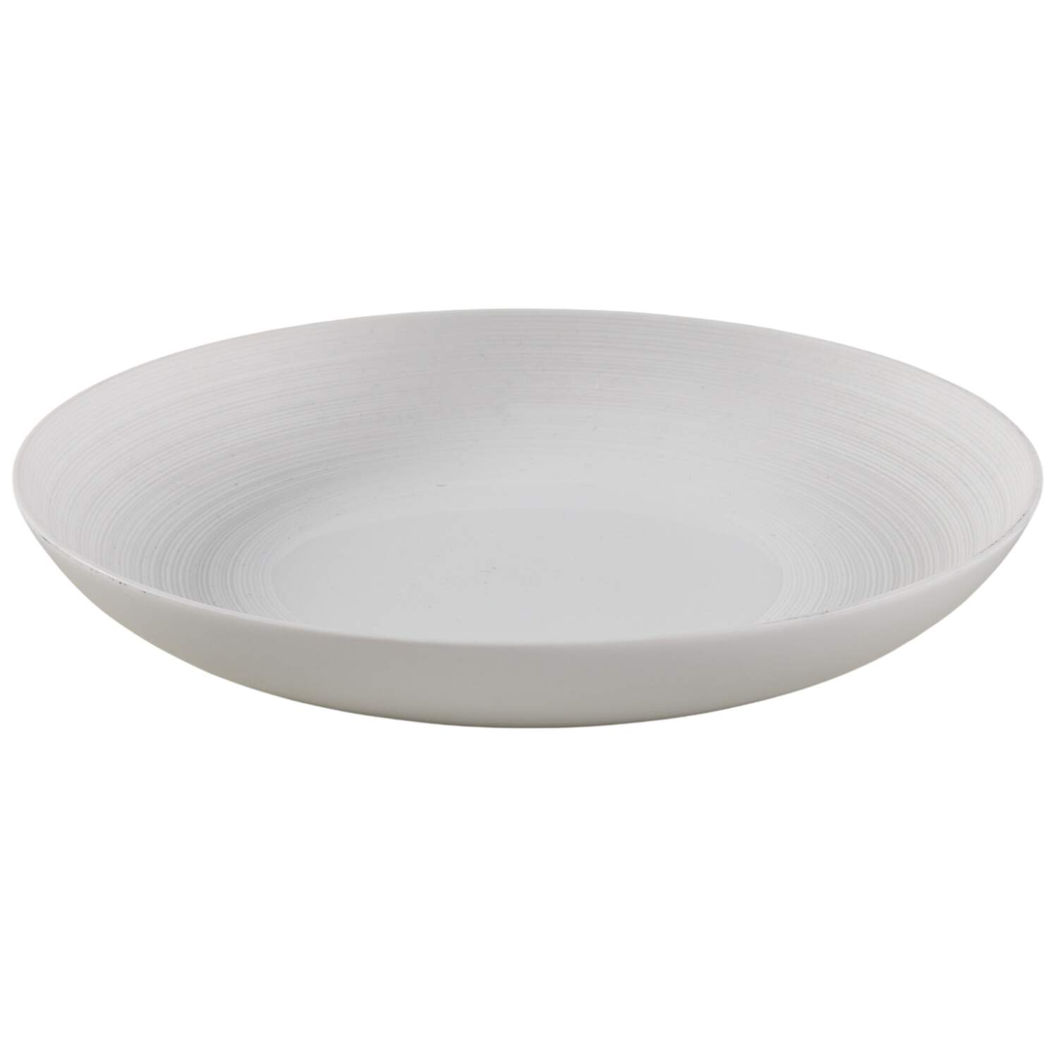 Hemisphere White 9" Individual Pasta Bowl by Jean Louis Coquet-1