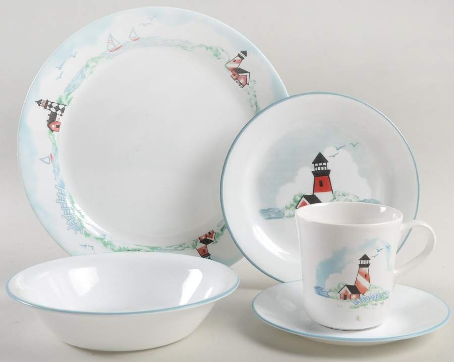 Outer Banks 5 Piece Place Setting by Corning Corelle-1