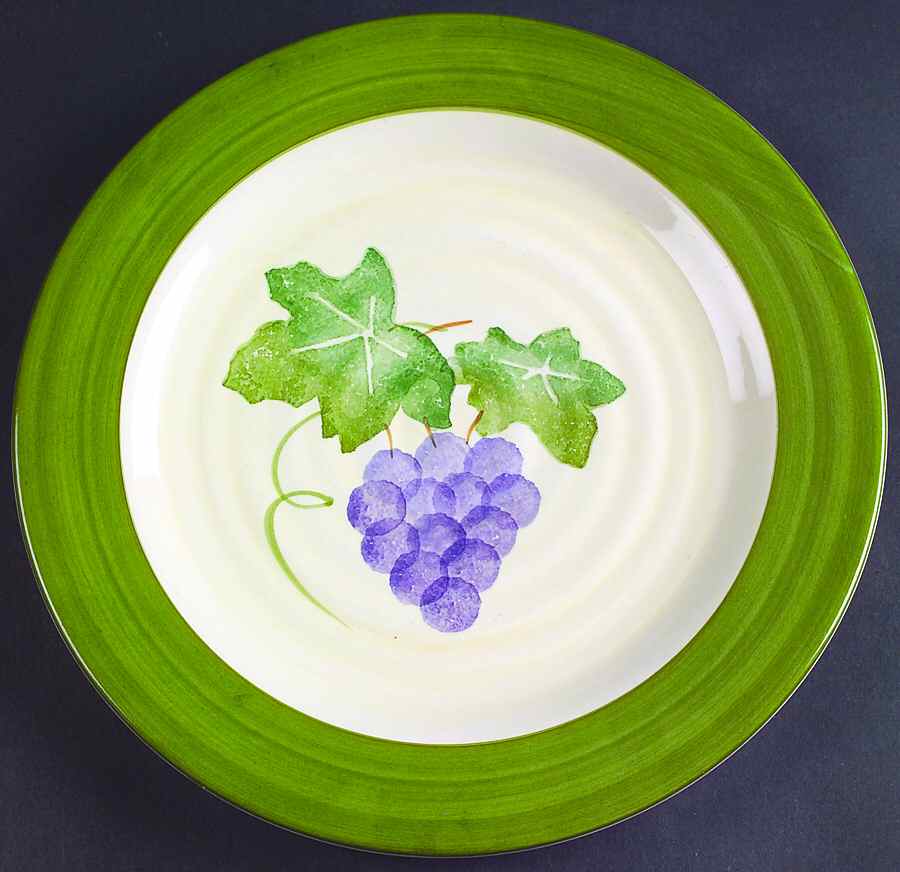 Grapes Dinner Plate by Culinary Arts-1