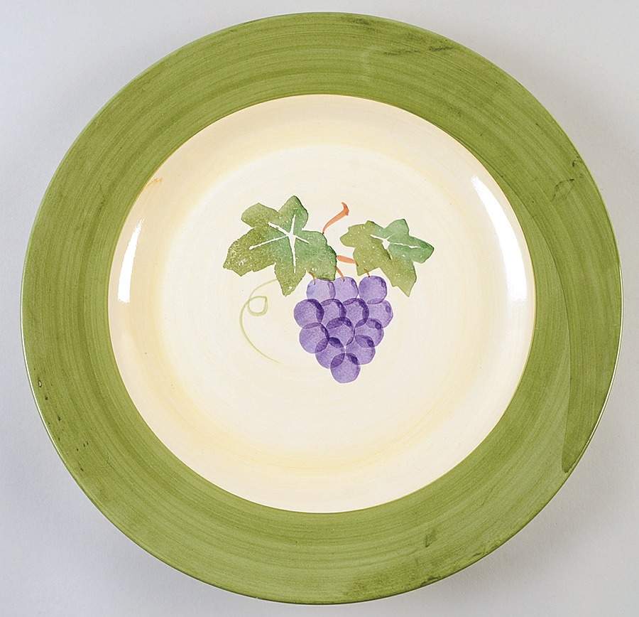 Grapes 14" Chop Plate (Round Platter) by Culinary Arts-1