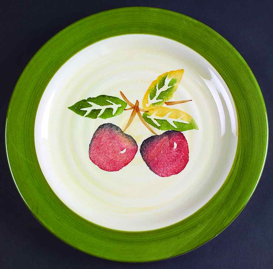 Cherries Dinner Plate by Culinary Arts-1