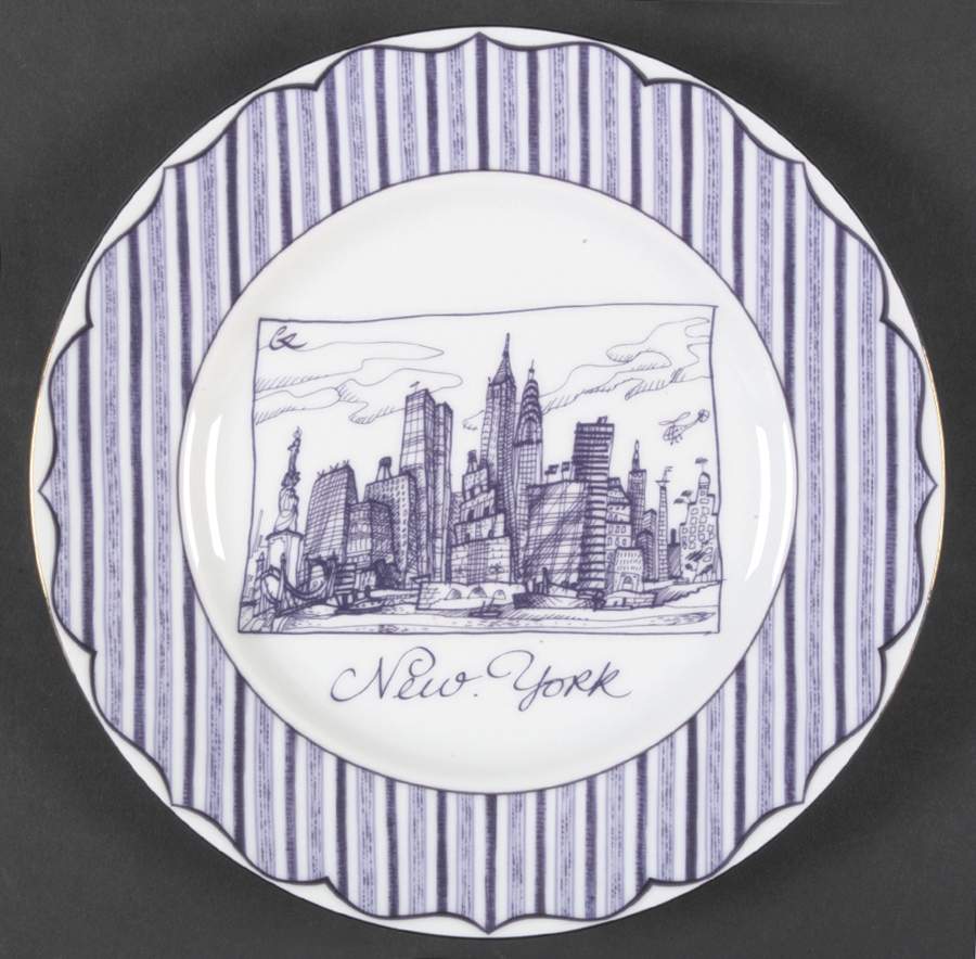 Carteles Postales Salad Plate by Christian Lacroix-1