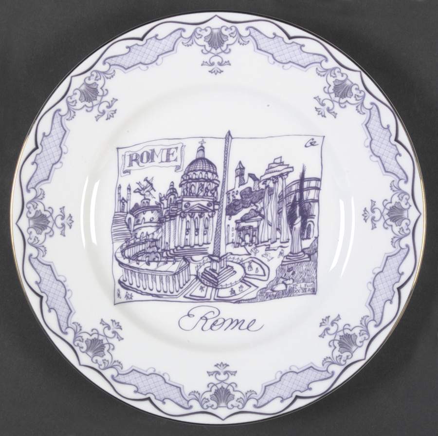 Carteles Postales Salad Plate by Christian Lacroix-1