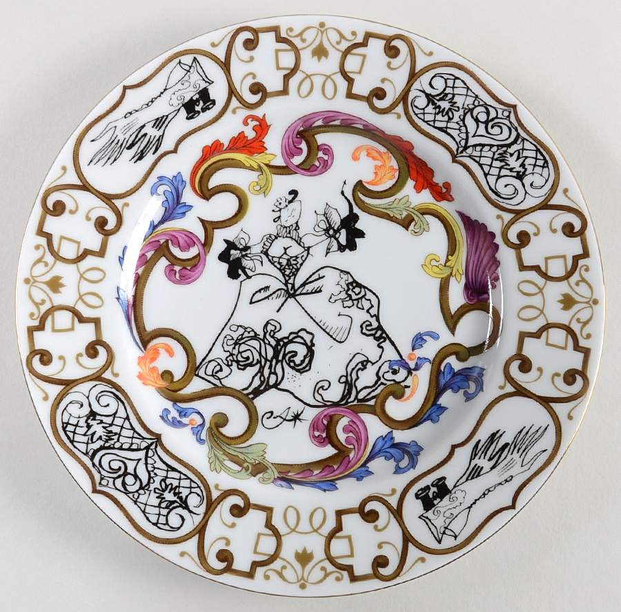 Souvenir Souvenir Salad Plate by Christian Lacroix-1