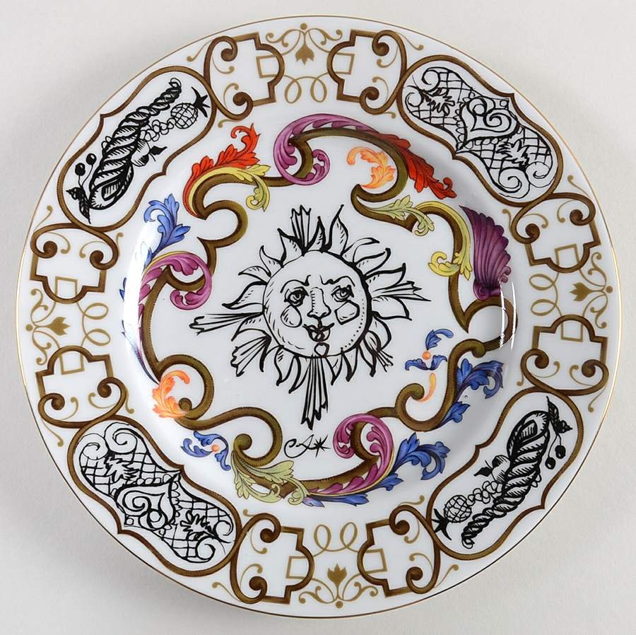 Souvenir Souvenir Salad Plate by Christian Lacroix-1