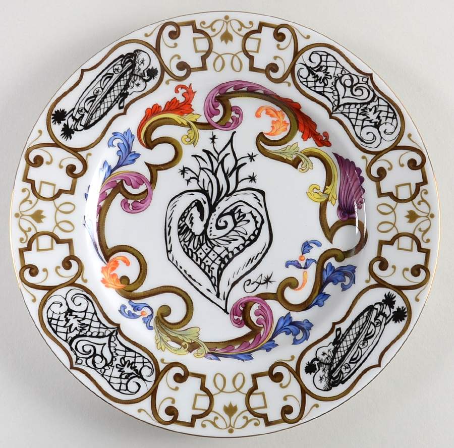 Souvenir Souvenir Salad Plate by Christian Lacroix-1