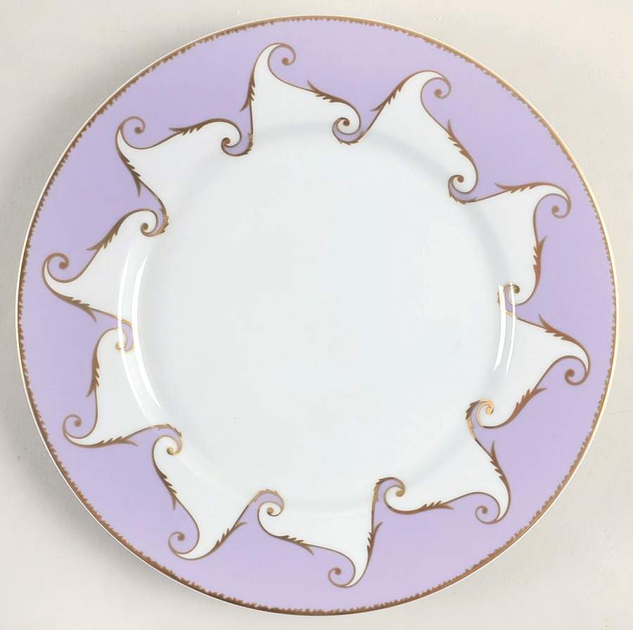 Follement (Gold Trim) Dinner Plate by Christian Lacroix-1