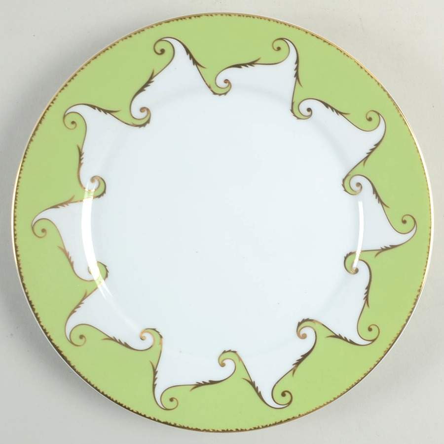 Follement (Gold Trim) Salad Plate by Christian Lacroix-1