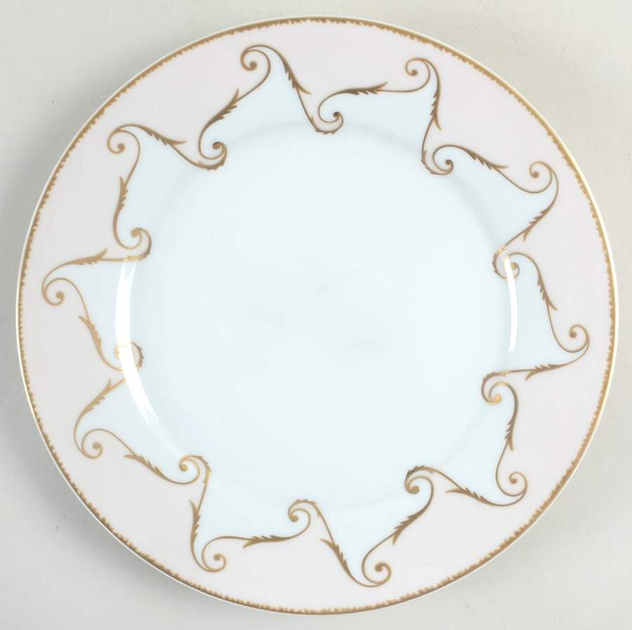 Follement (Gold Trim) Salad Plate by Christian Lacroix-1